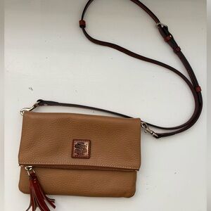 Dooney & Bourke Tan Leather Crossbody Bag